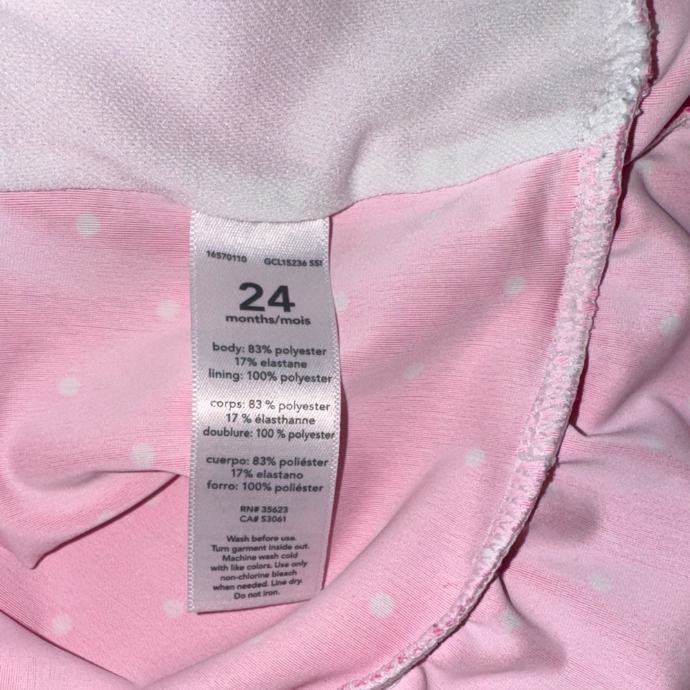 Carter's Pink Flamingo Rashguard Set - Picture 4 of 4